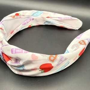 Target Back to School Teacher Headband Multi Apple ABC Crayon Ruler H3608111 NEW